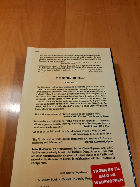 The Operas of Verdi Volume l, ll, lll