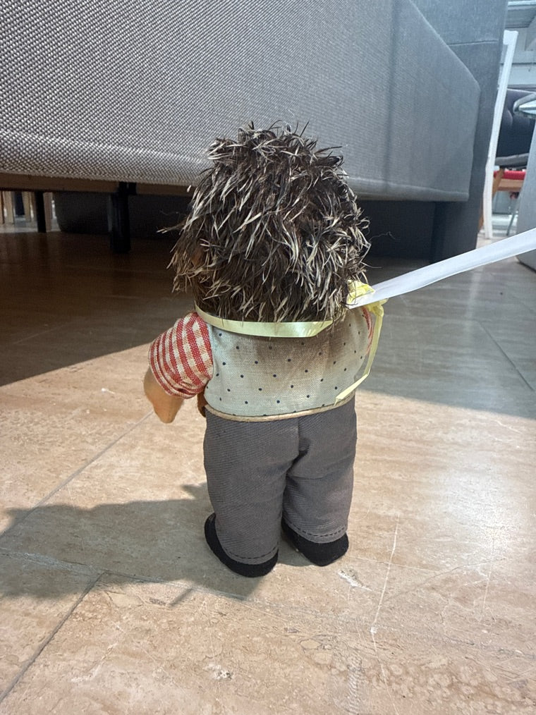 Pindsvin dukke "Mecki Hedgehog"