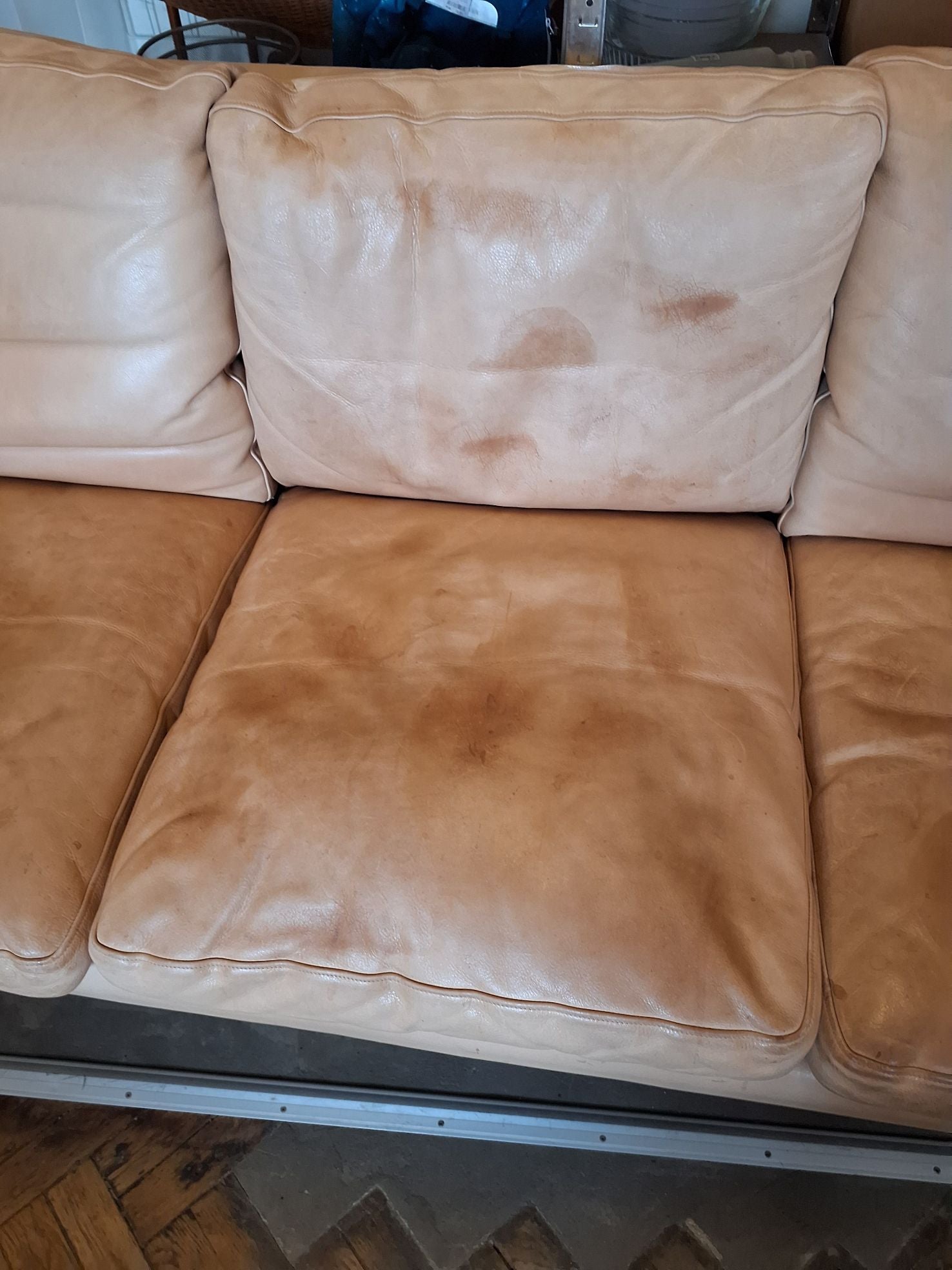 3-personers lædersofa