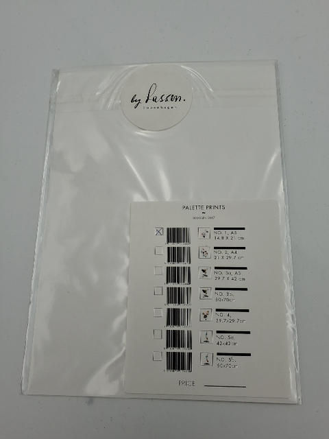 No. 1 palette printe, by lassen Copenhagen