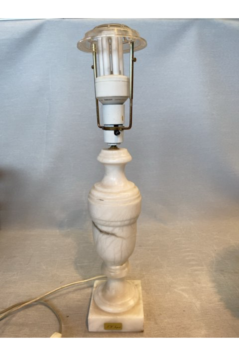 Marmor bordlampe
