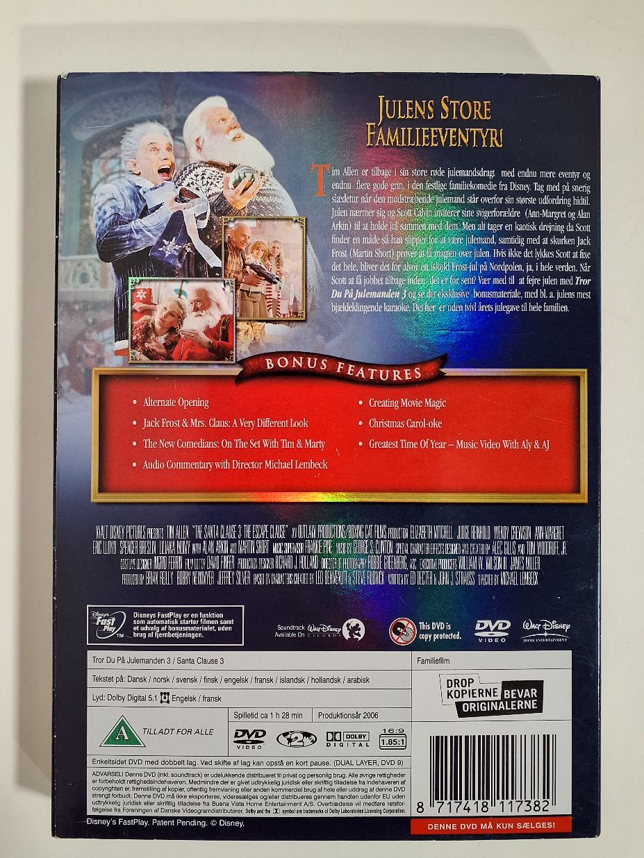 Dvd: Tror du på julemanden 3