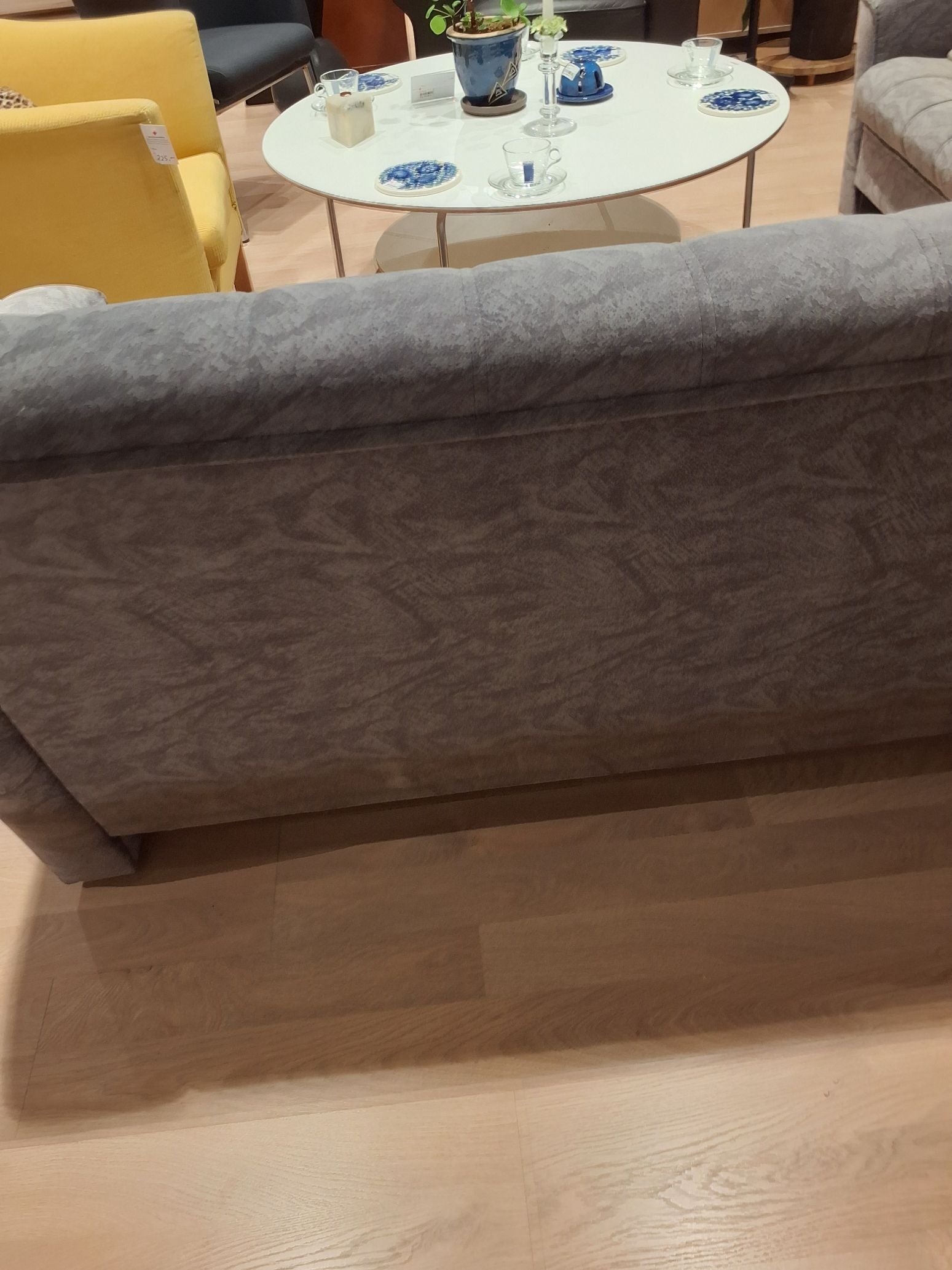Grå hjørnesofa