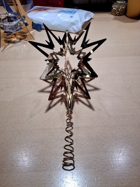 Georg Jensen Forgyldt julestjerne Top