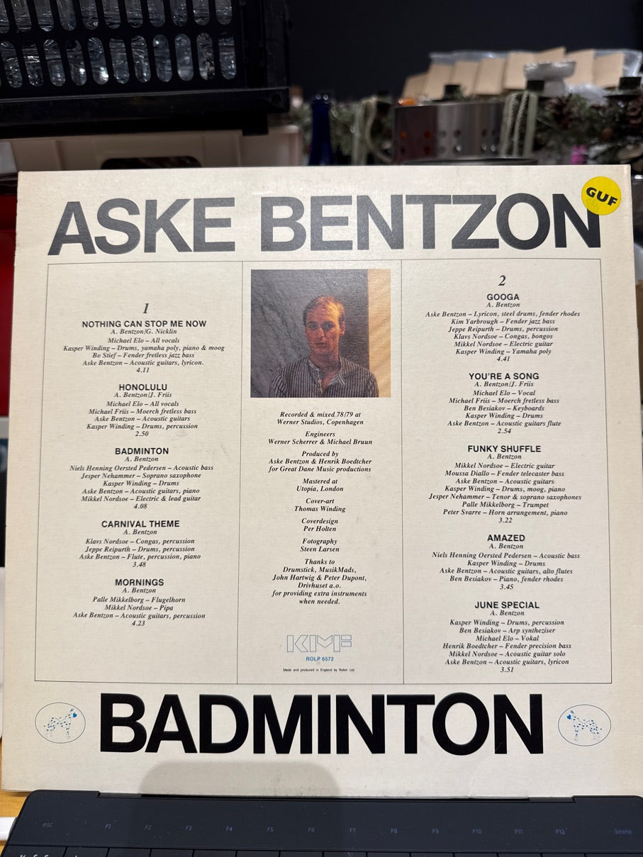 LP - Aske Bentzon - Badminton