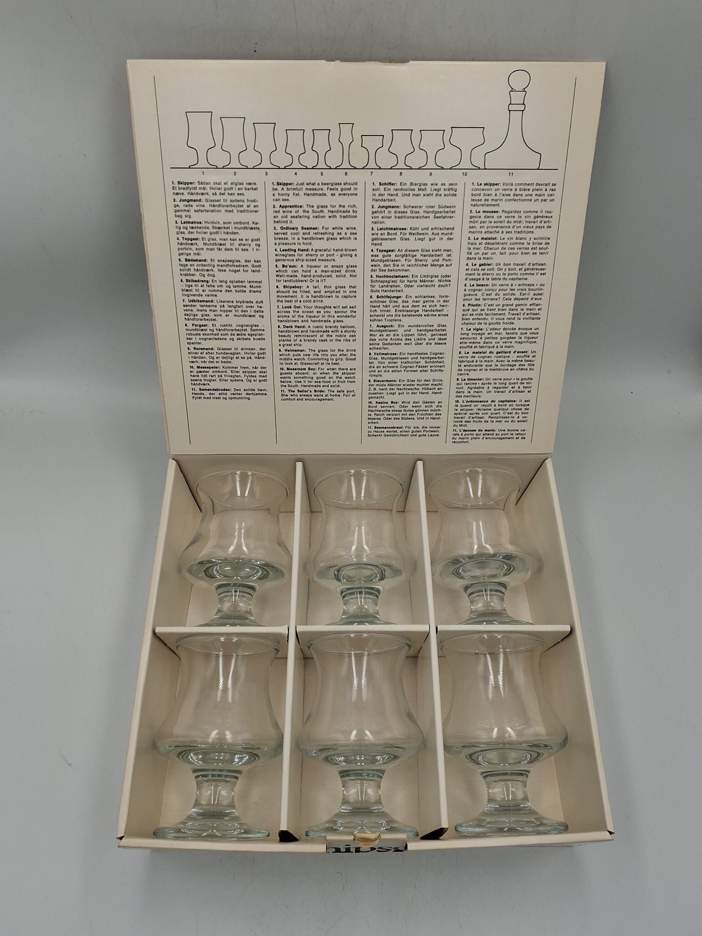 Danske Skibsglas sæt