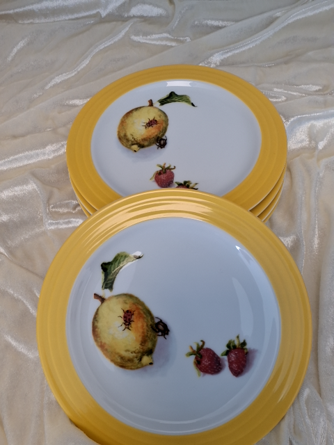 Norsk porcelæn Porsgrunn Citron service