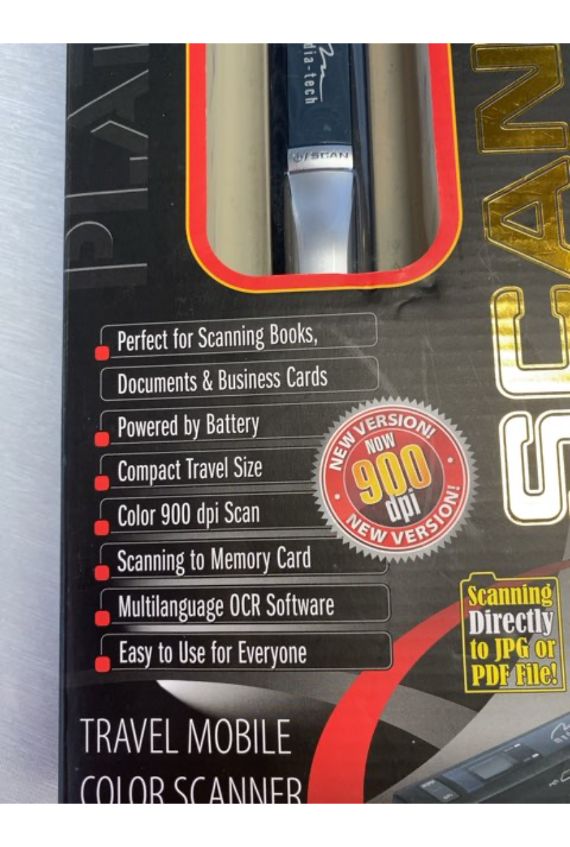 Scanline håndscanner