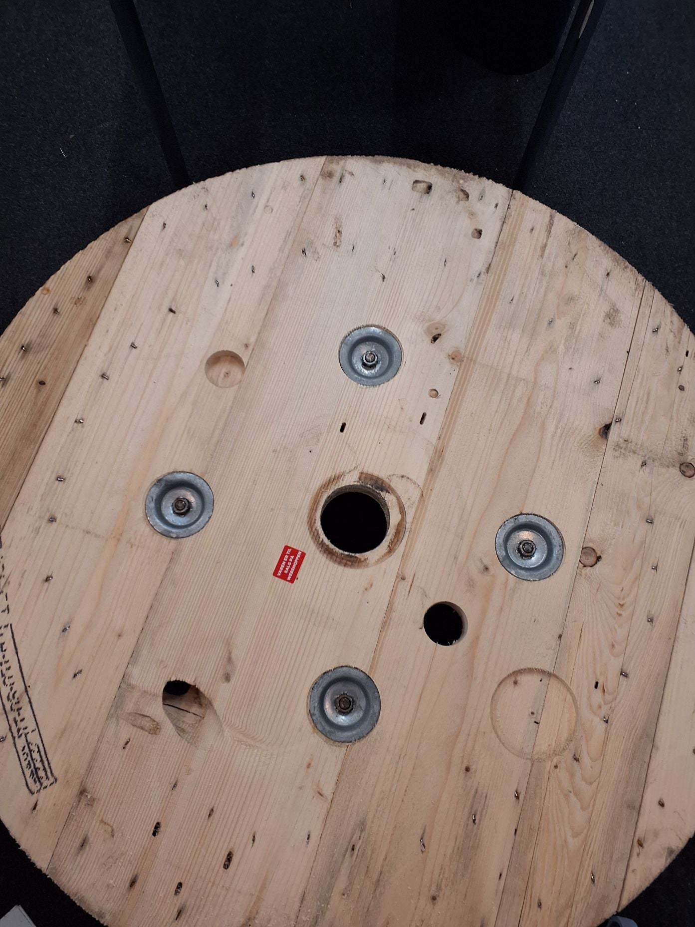 Bord af kabeltromle
