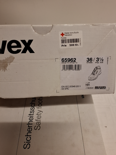 Uvex sikkerhedssko nye