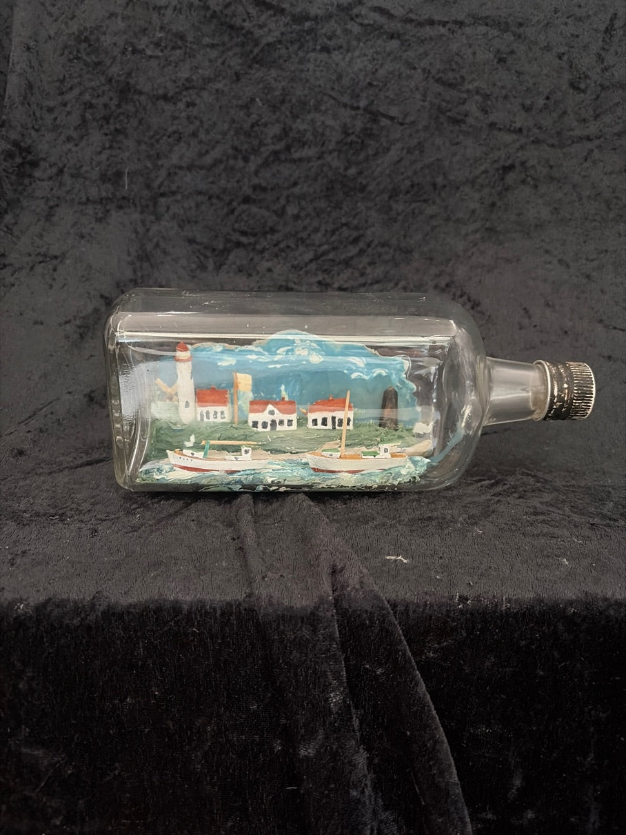 Flaske med mini by