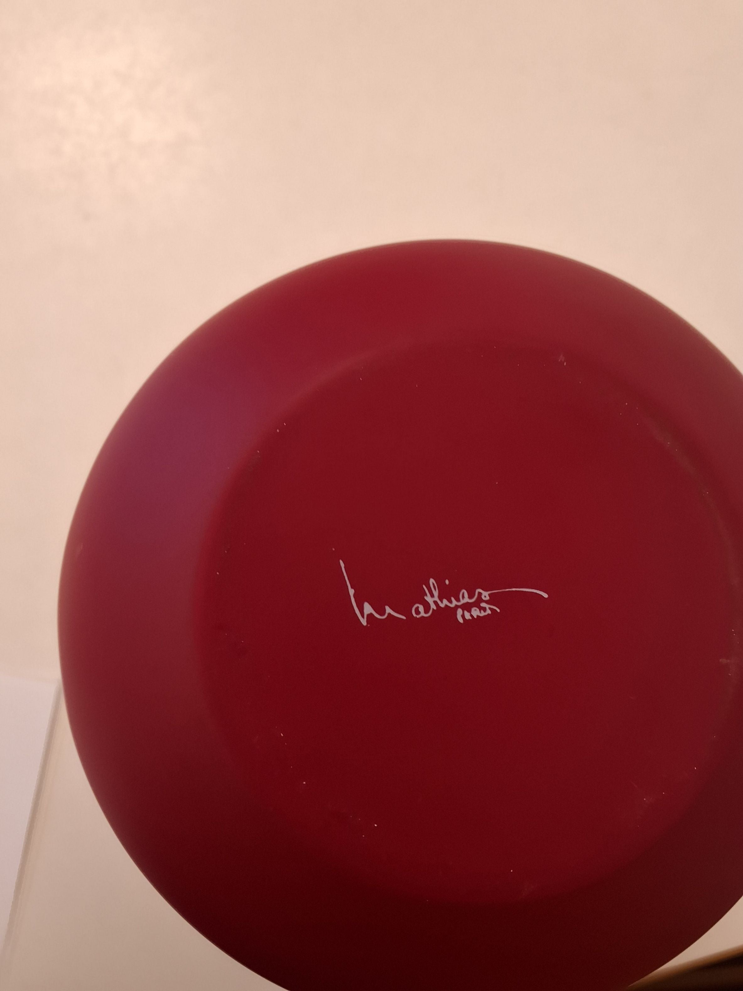 Rød vase