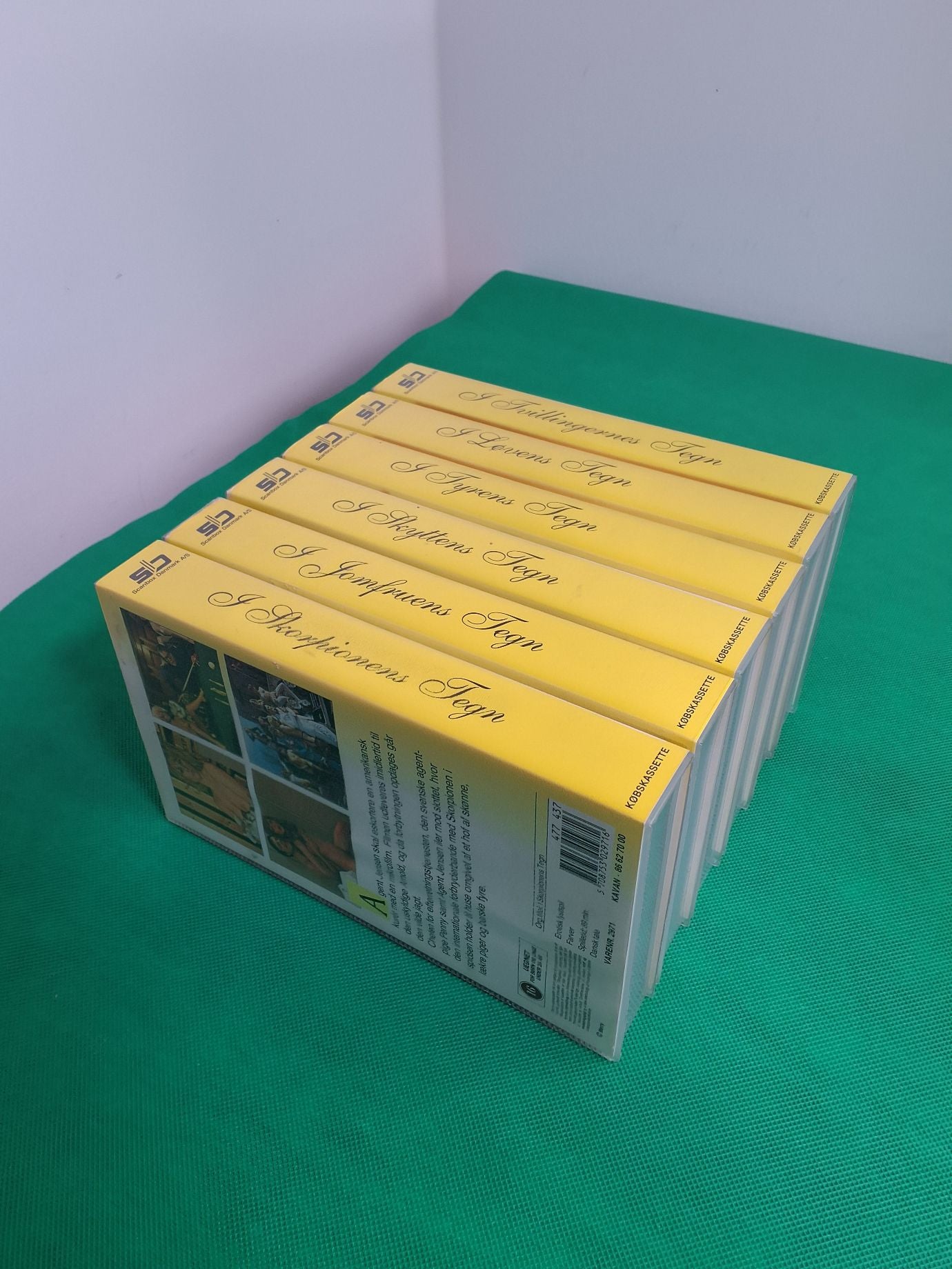 6 stk VHS sengekantsfilm