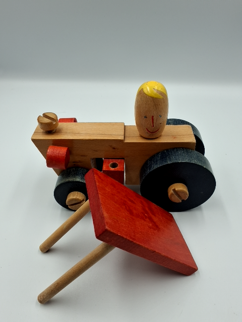 Retro Legetøj Traktor