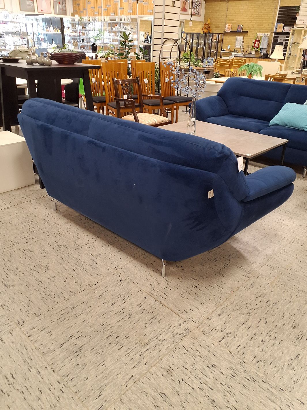 Blå Hjort Knudsen 2-3 P sofa #2
