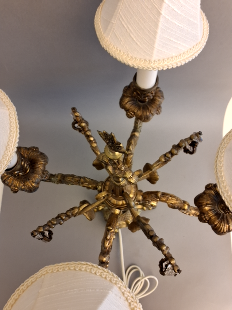 Vintage bordlampe i messing