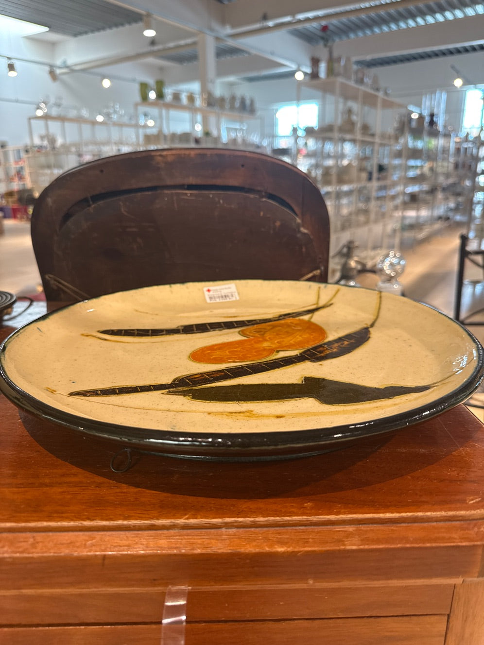 Porcelæn fad m. Mønster