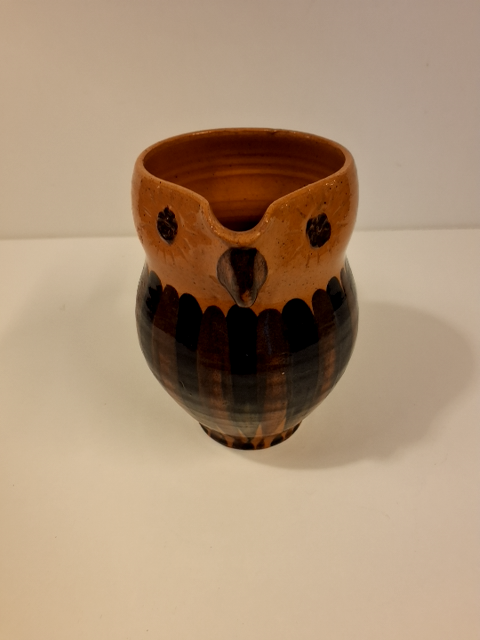 Ullerød kande Ugle motiv
