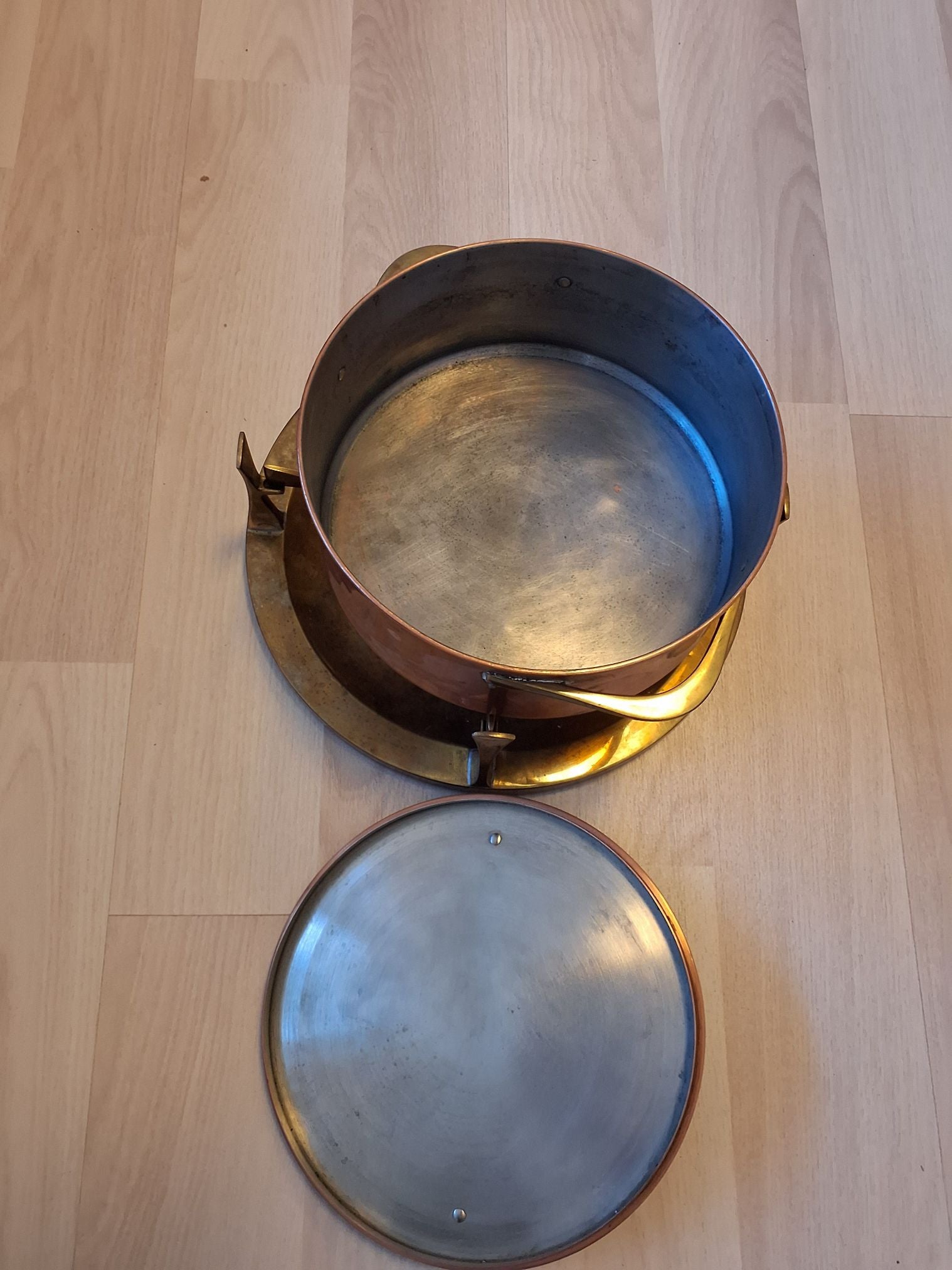 Jens H. Quistgaard fonduesæt i kobber/messing