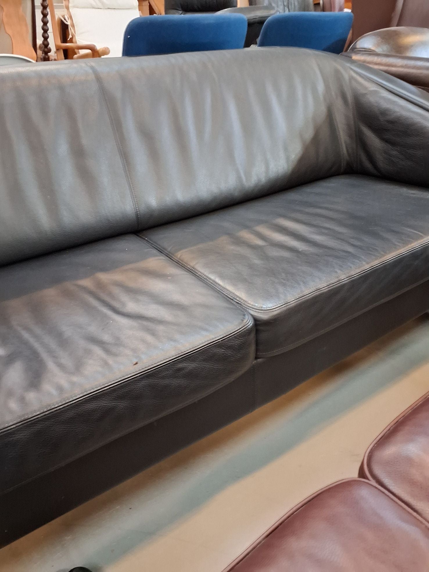 Klassisk lædersofa