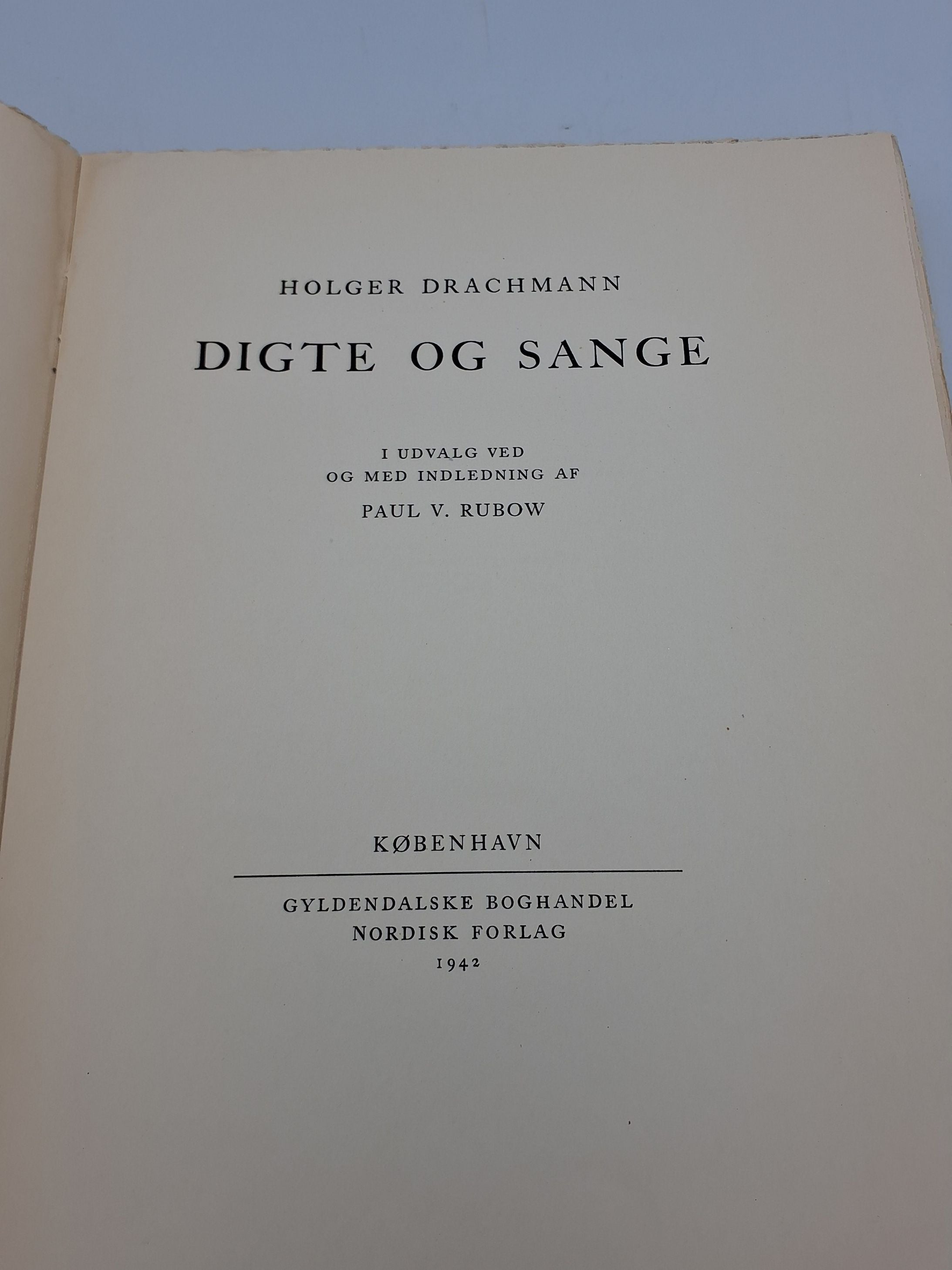 Bog: Drachmann