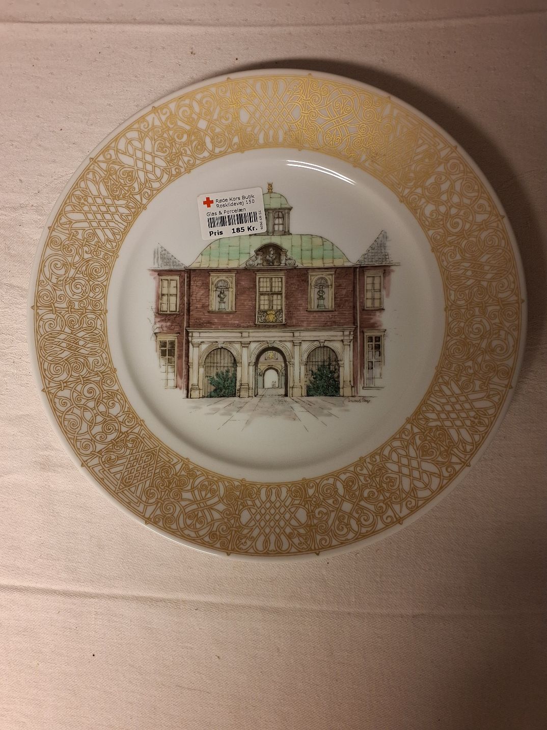 Royal Copenhagen Hvid porcelæns tallerken - pris pr tallerken
