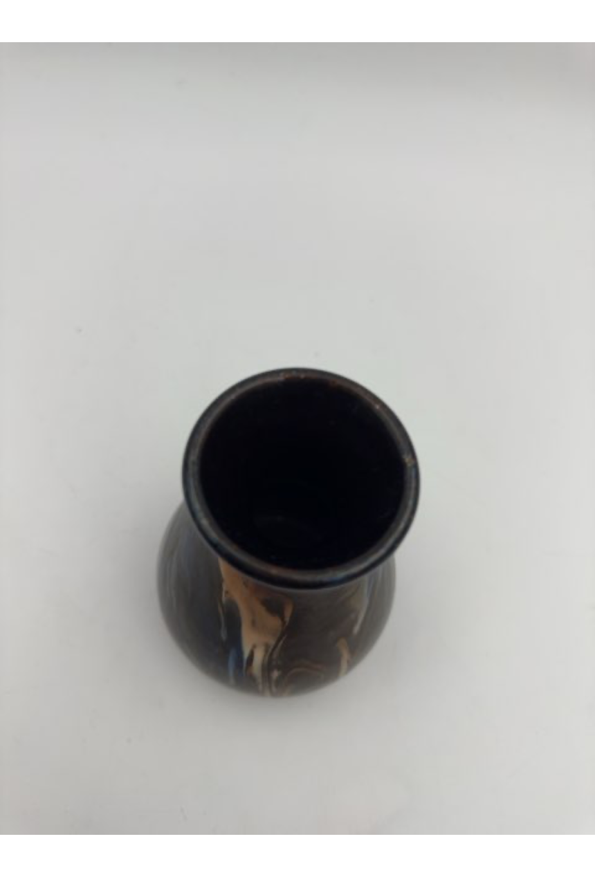 Ejner Dissing miniature vase i blå nuancer