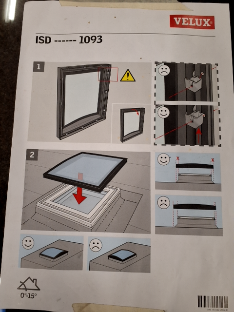 Velux ovnlysvindue