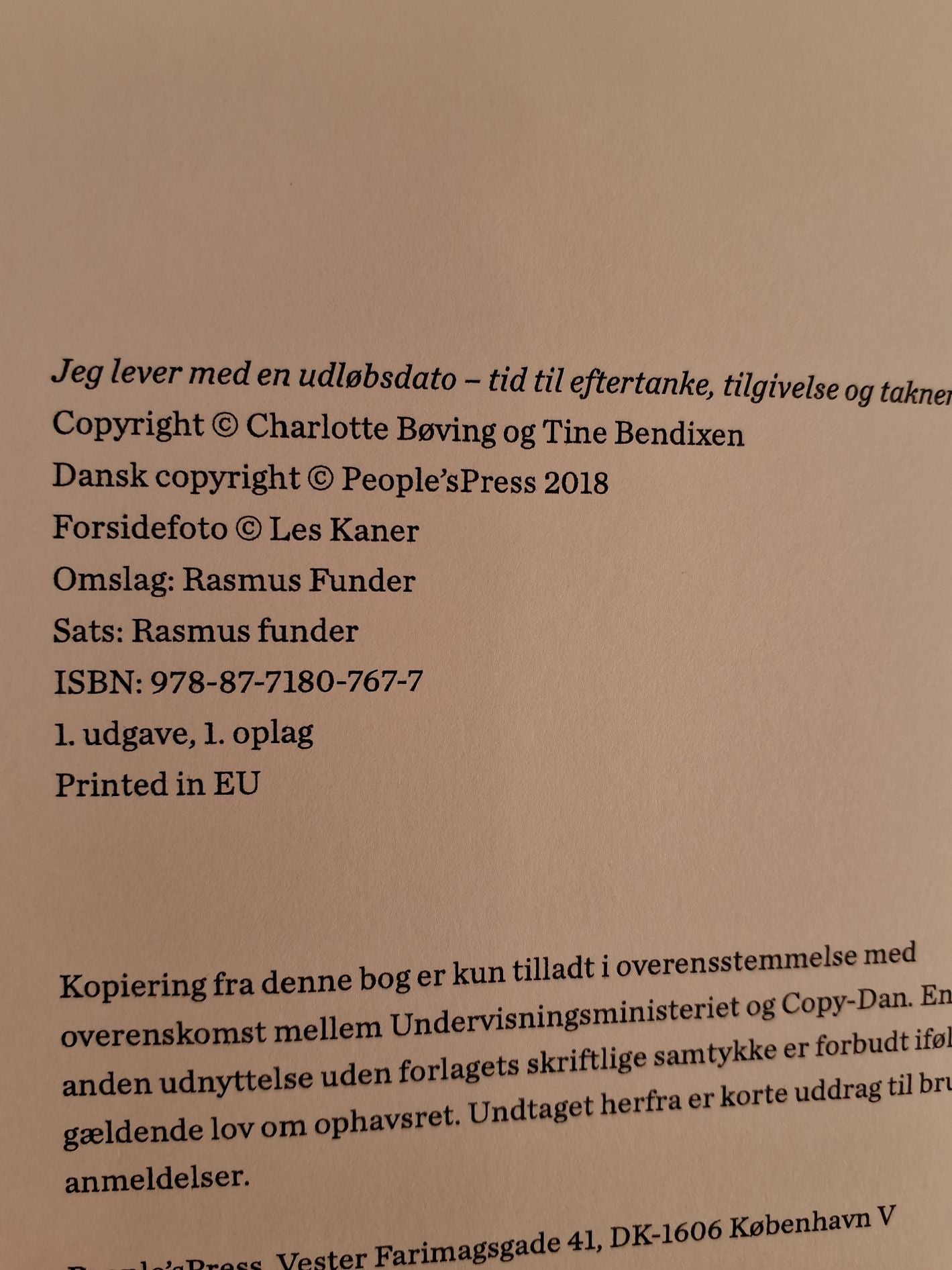 Charlotte Bøving Jeg lever