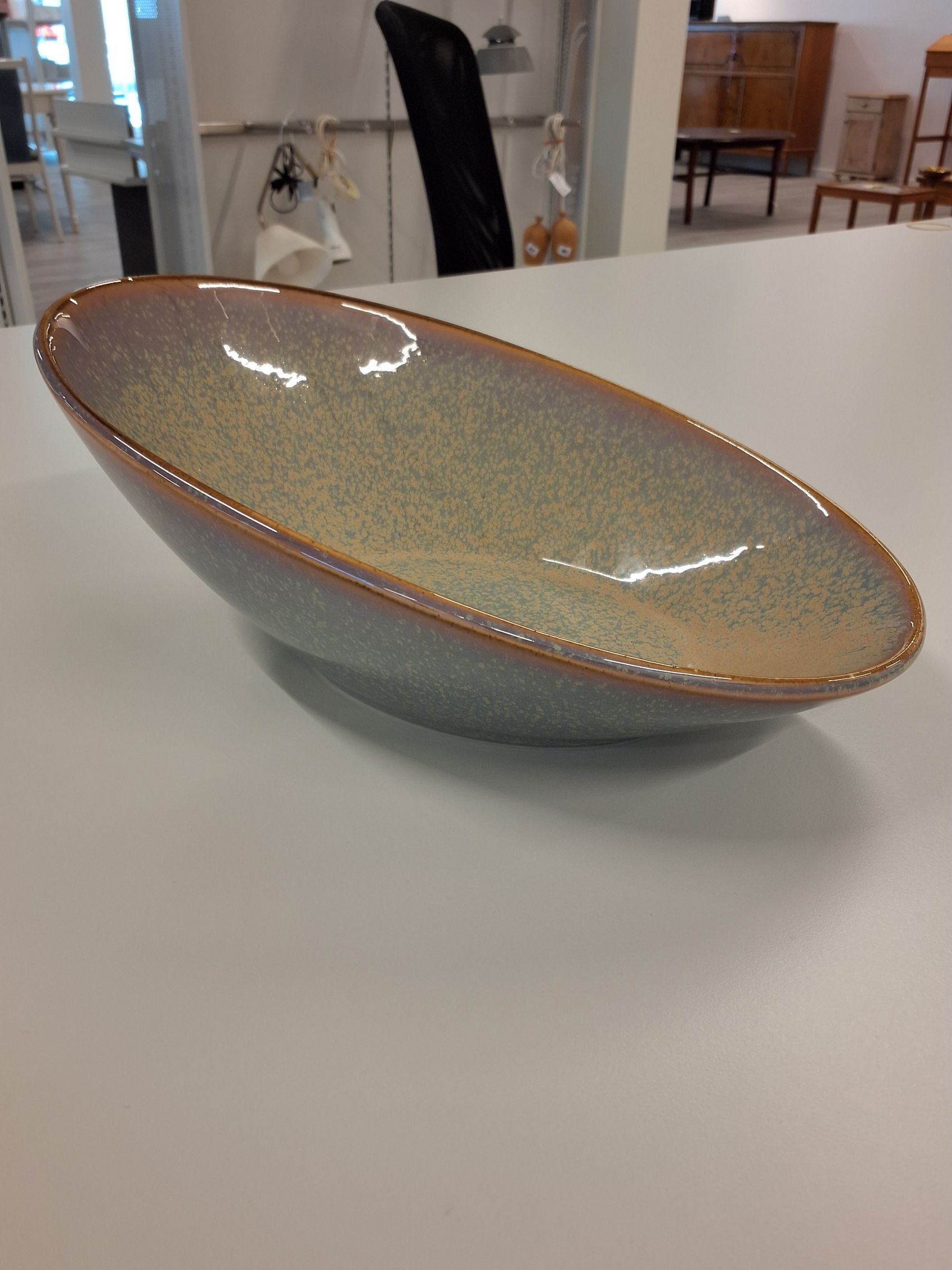 Keramikskål oval