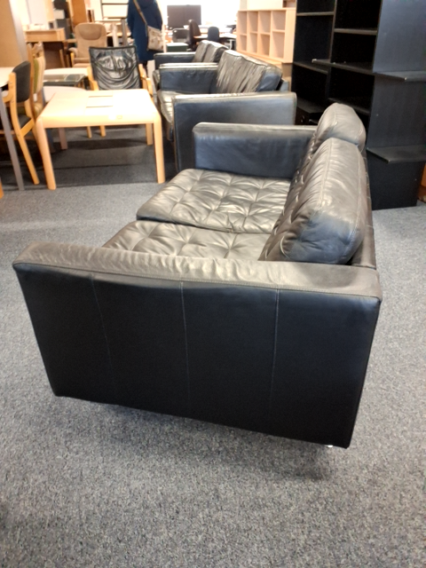 Ikea lædersofa
