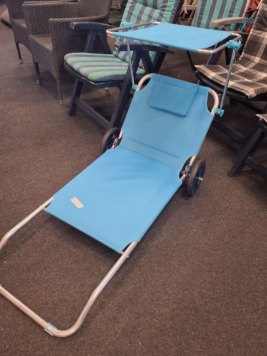 Strand liggestol.
