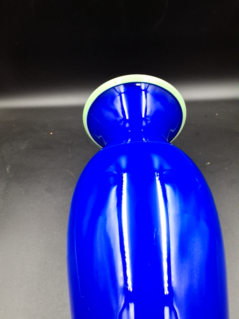 Holmegård vase - koboltblå