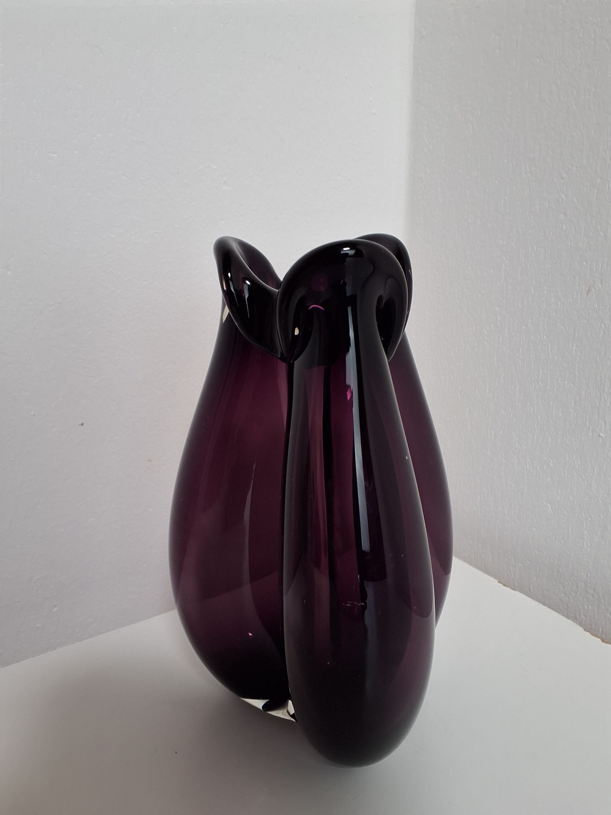 3-fløjet Holmegaard vase