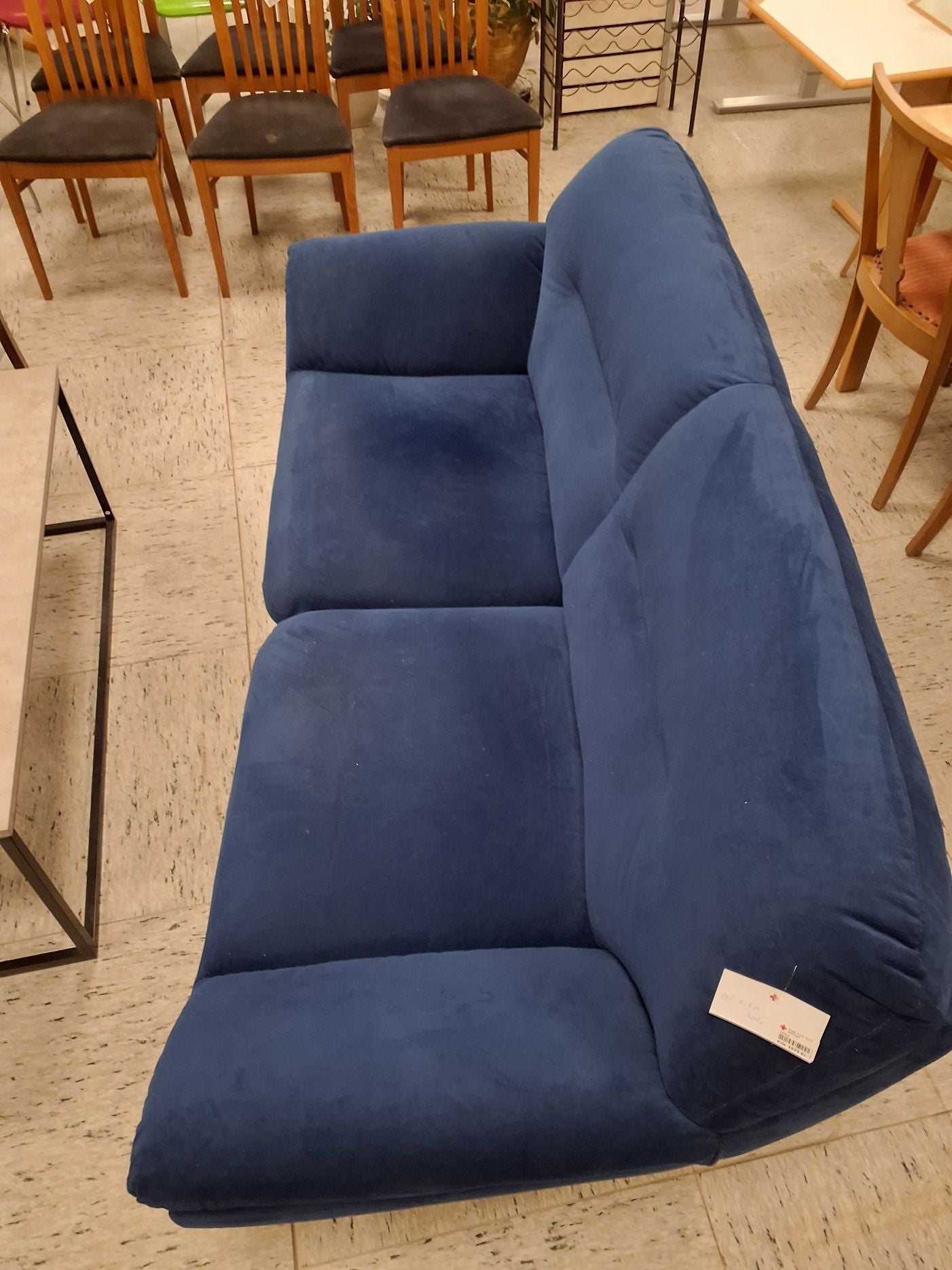 Blå Hjort Knudsen .2-3 P sofa #1