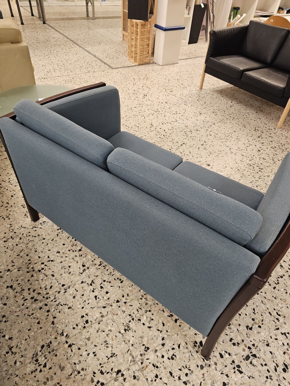 Blålig 2 personer Sofa