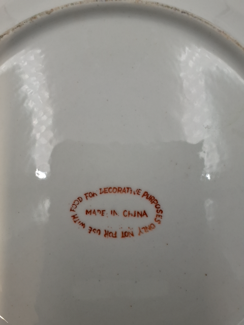 Kinesiske porcelænstallerkner