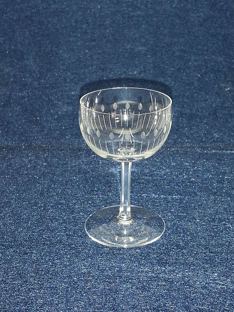 6 x Orrefors likørglas