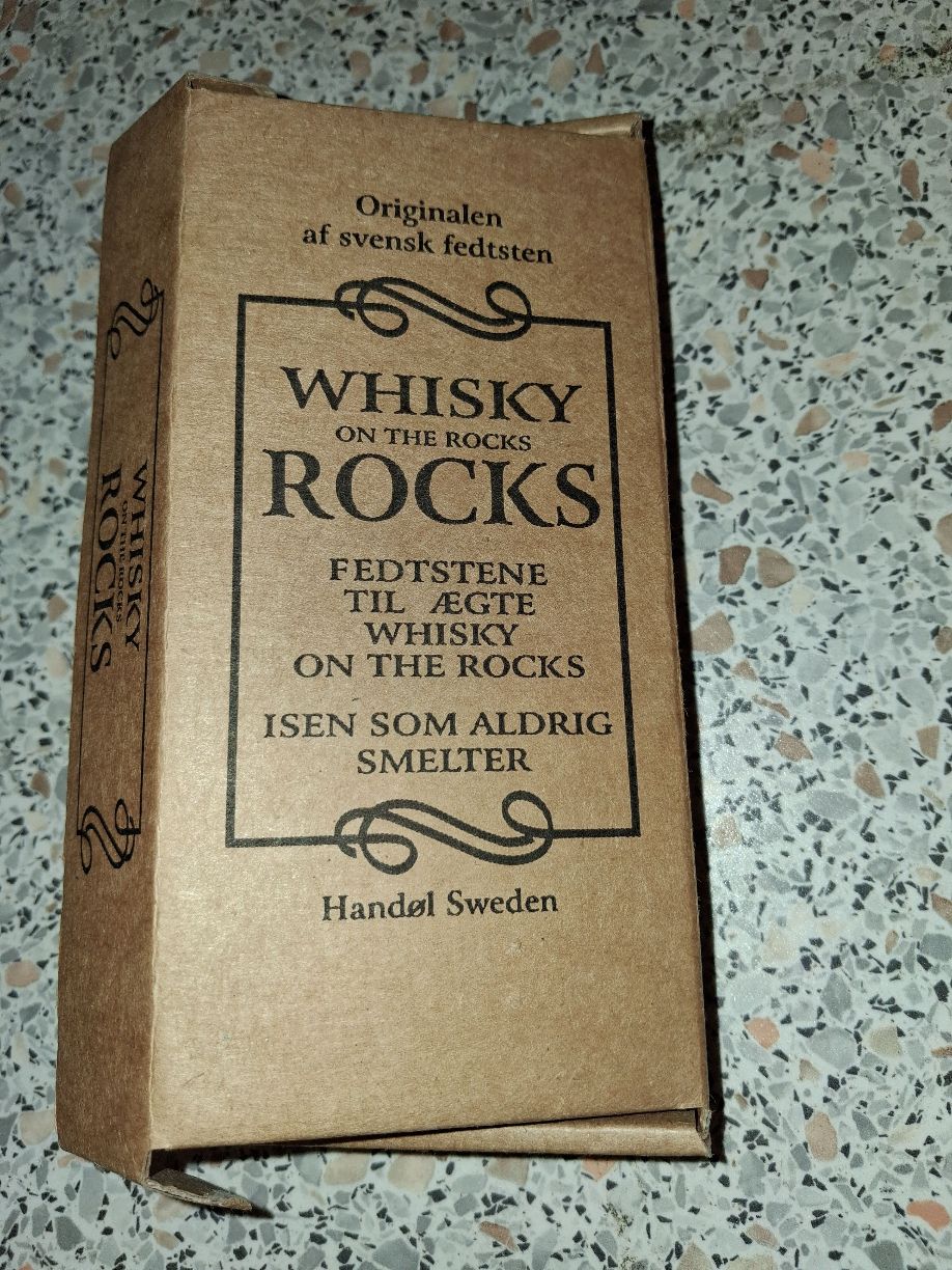 Whisky sten. Uden whisky.