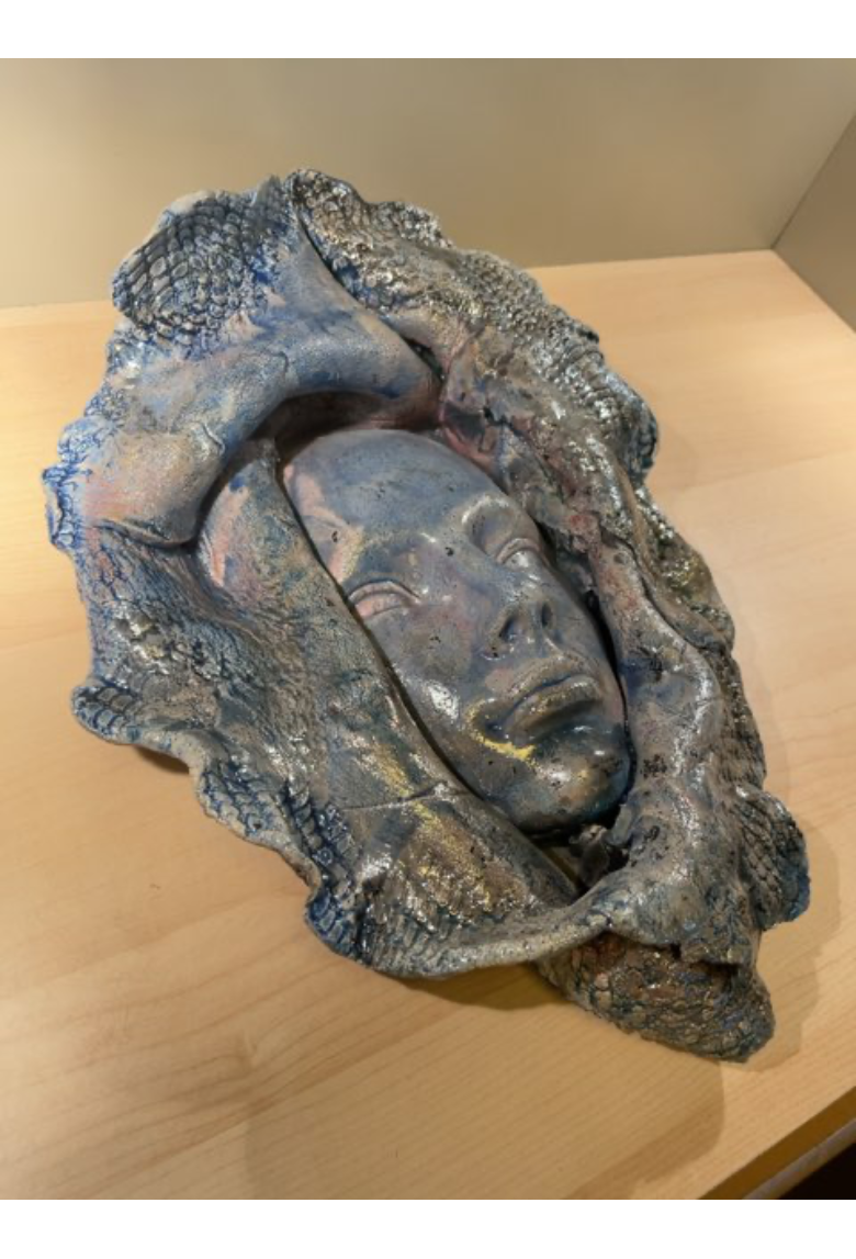 Keramik relief