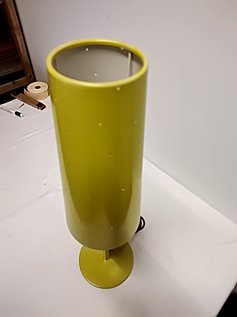 Gul bordlampe