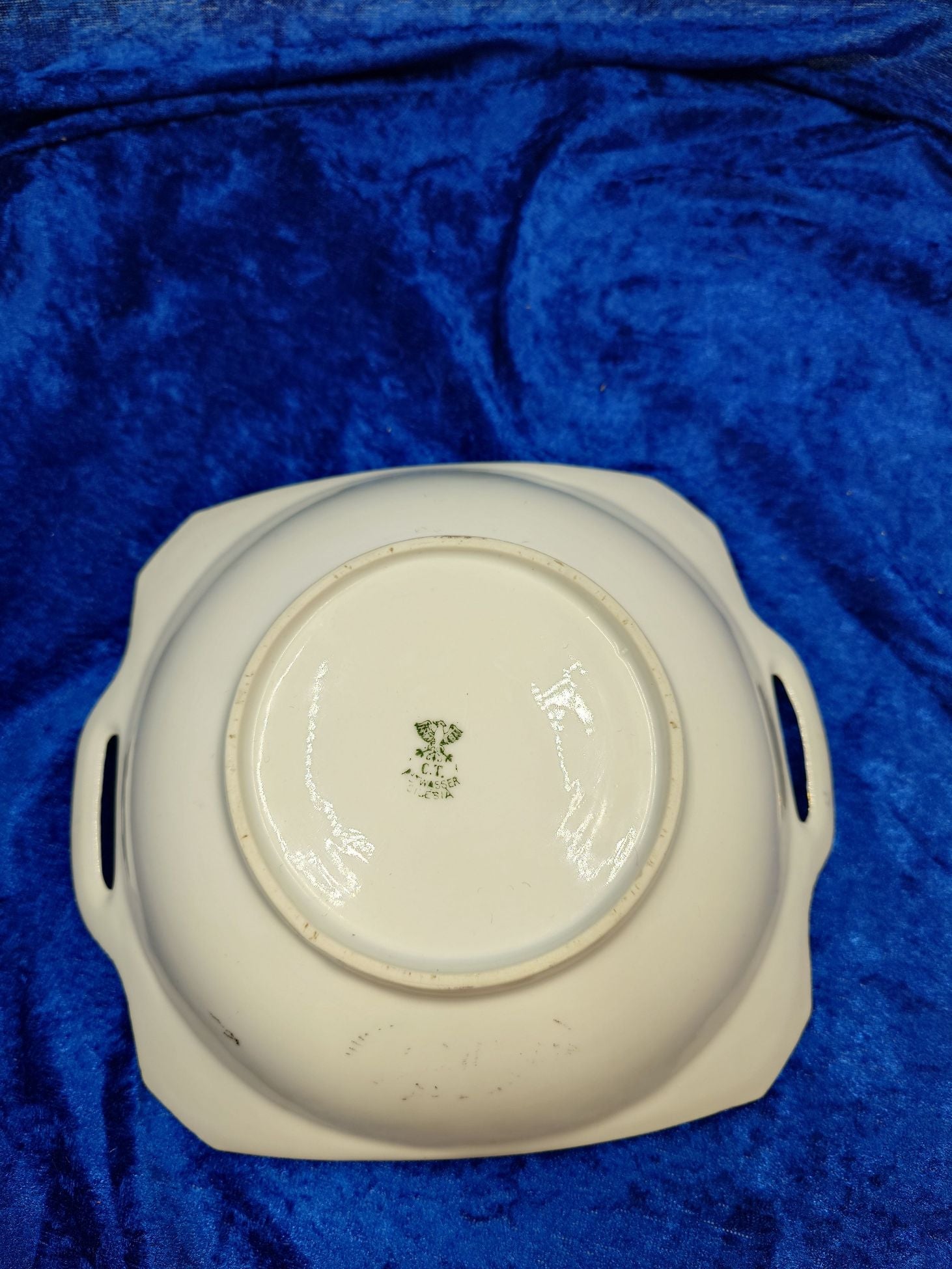 Firkantet porcelæns skål