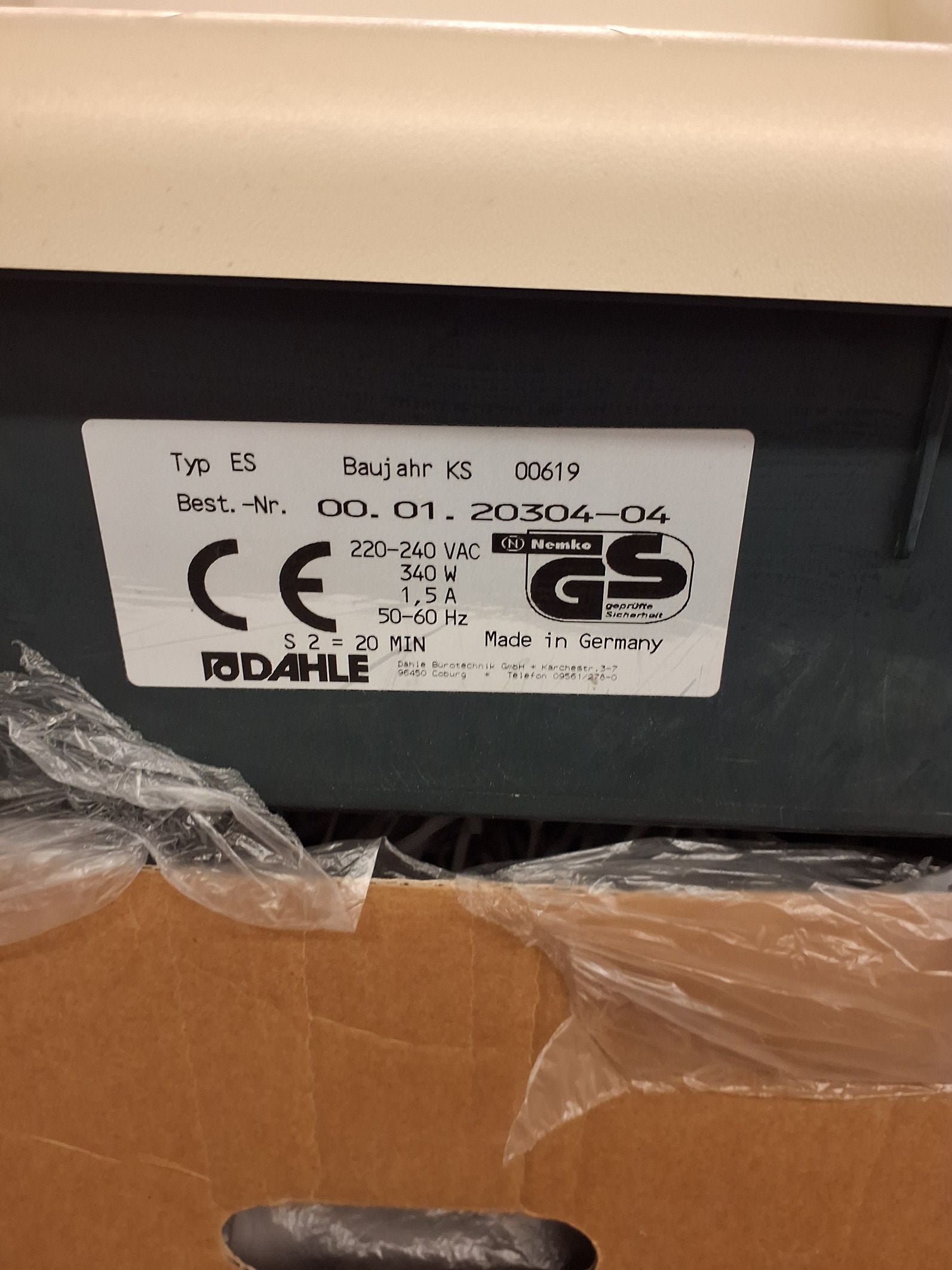 Makulator Dahle 20304ES - 9568