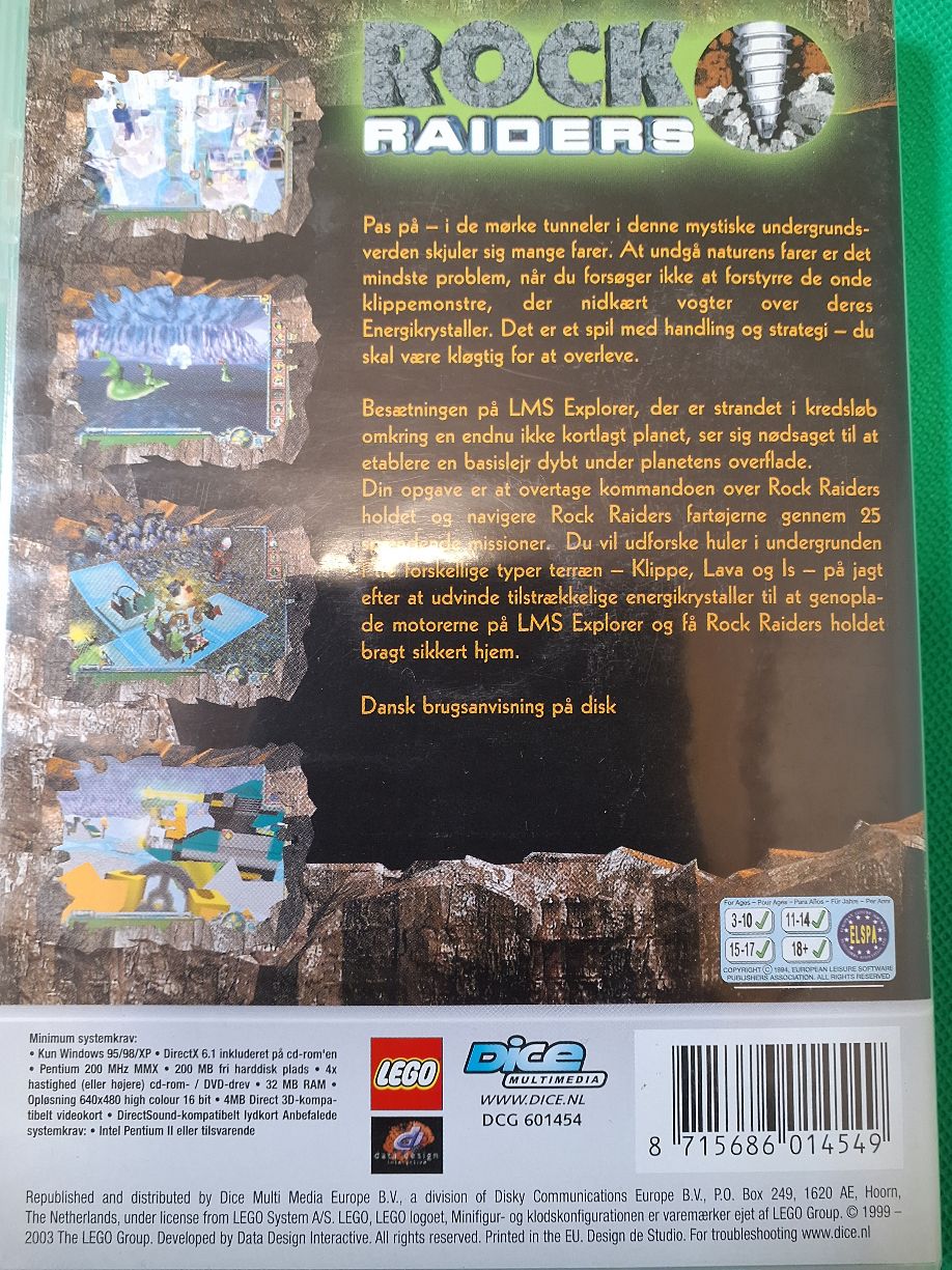 Pc: Lego Rock Raiders DK