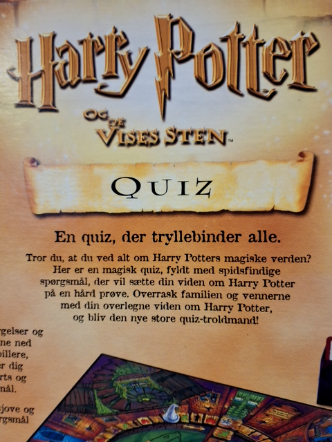 Harry Potter og de vises sten Quiz