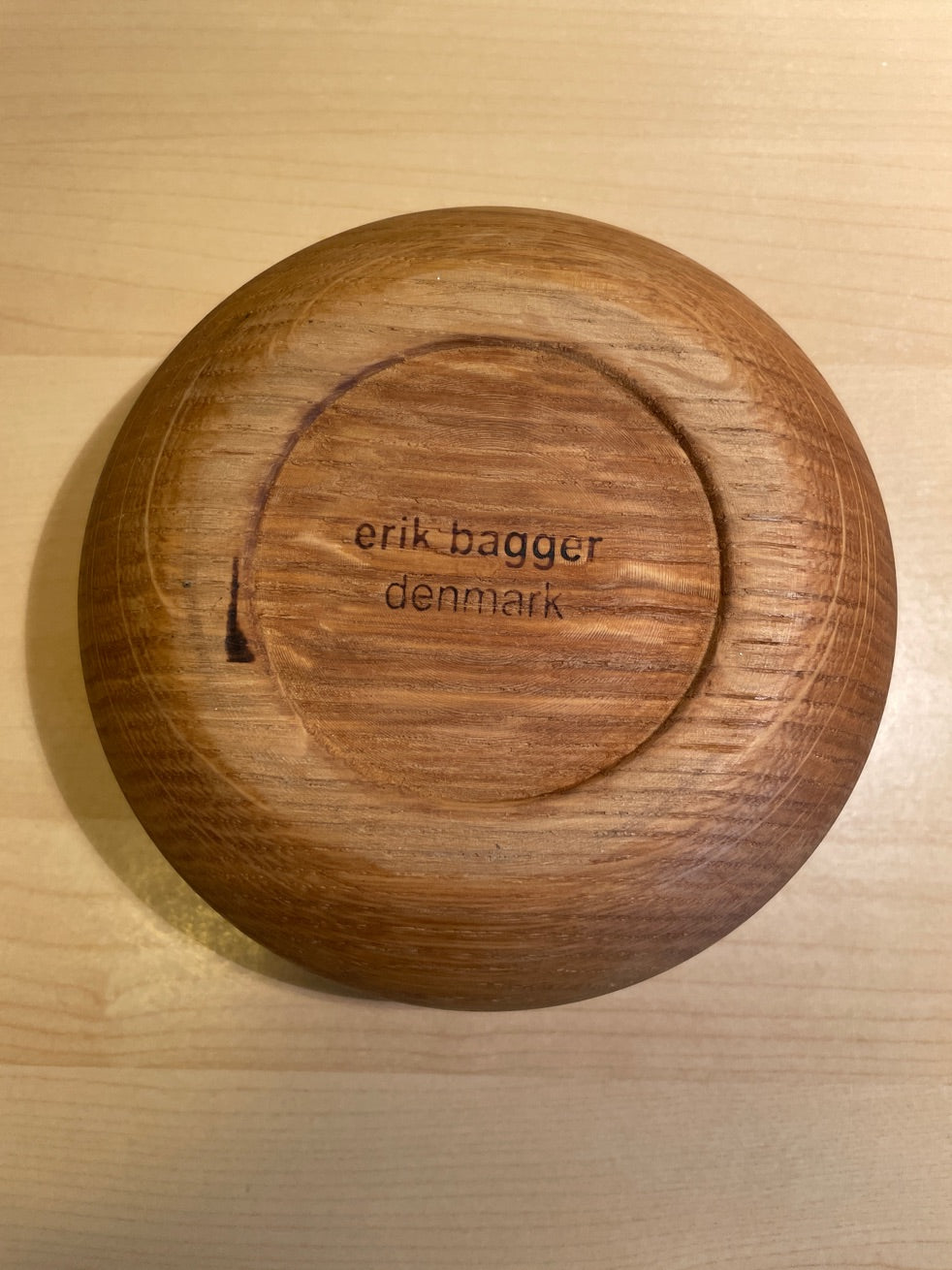 Egetræs skål. Erik Bagger