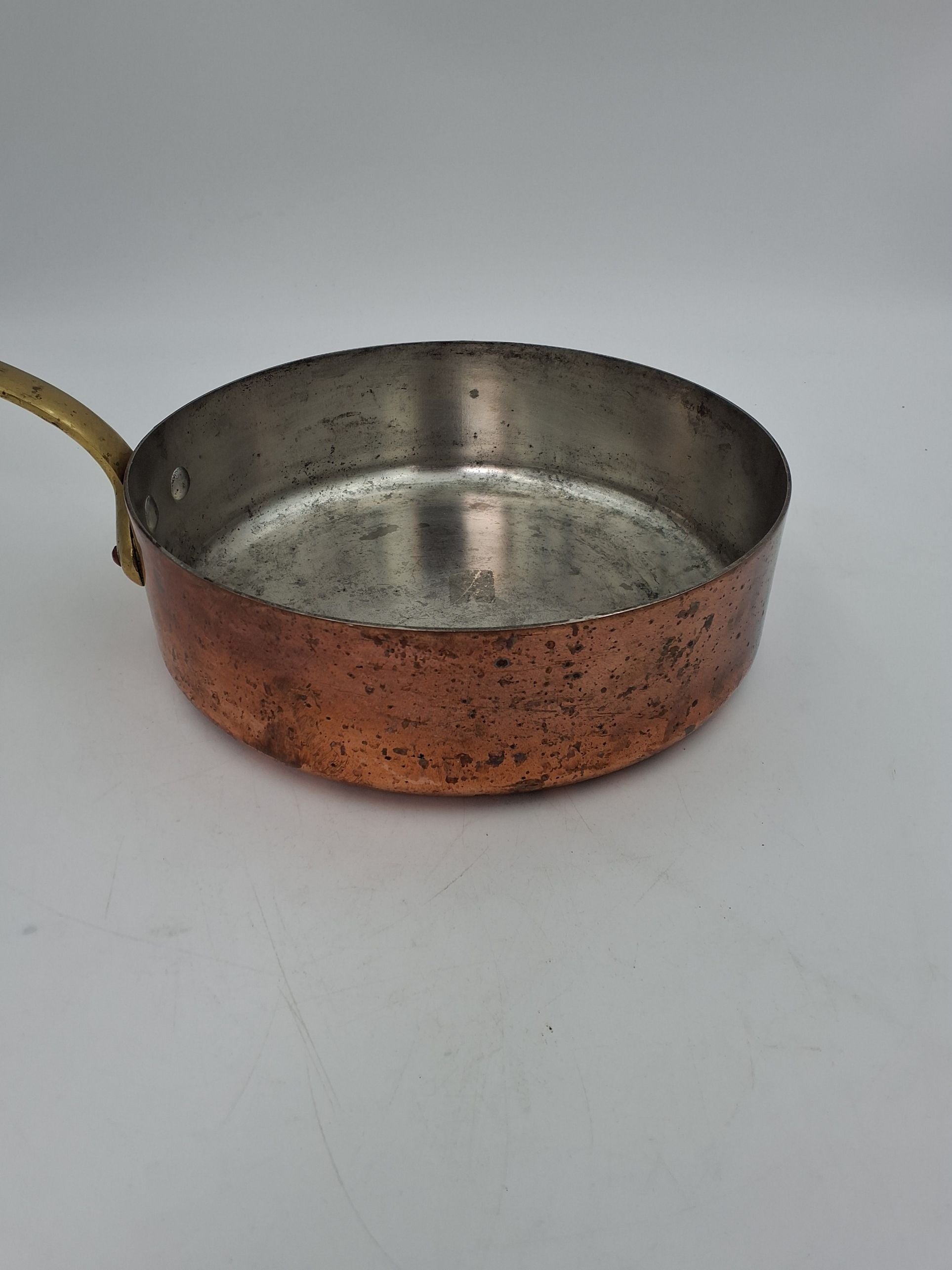 24 cm kobbersautere pande