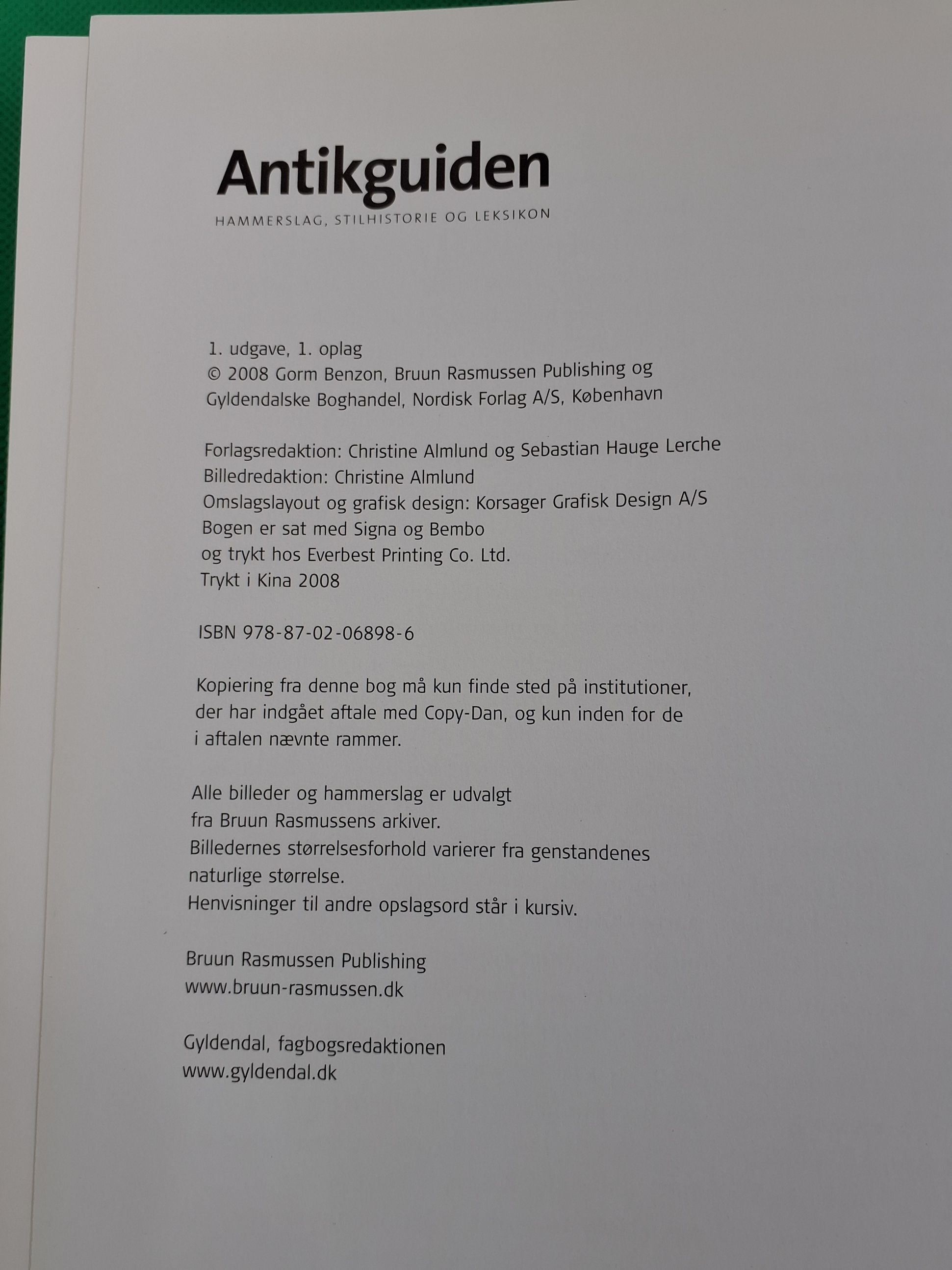 Gorm Benzon Antikguiden