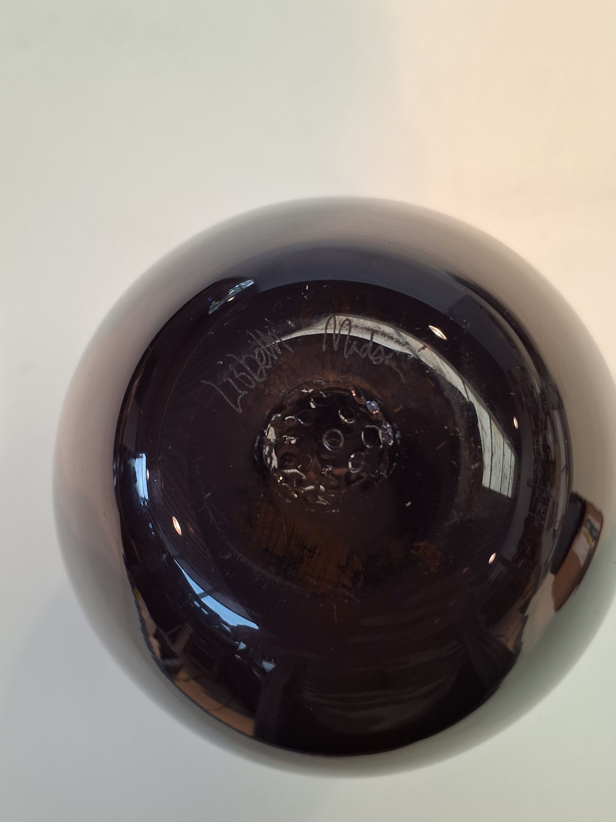 Lisbeth Madsen glaspustet Vase