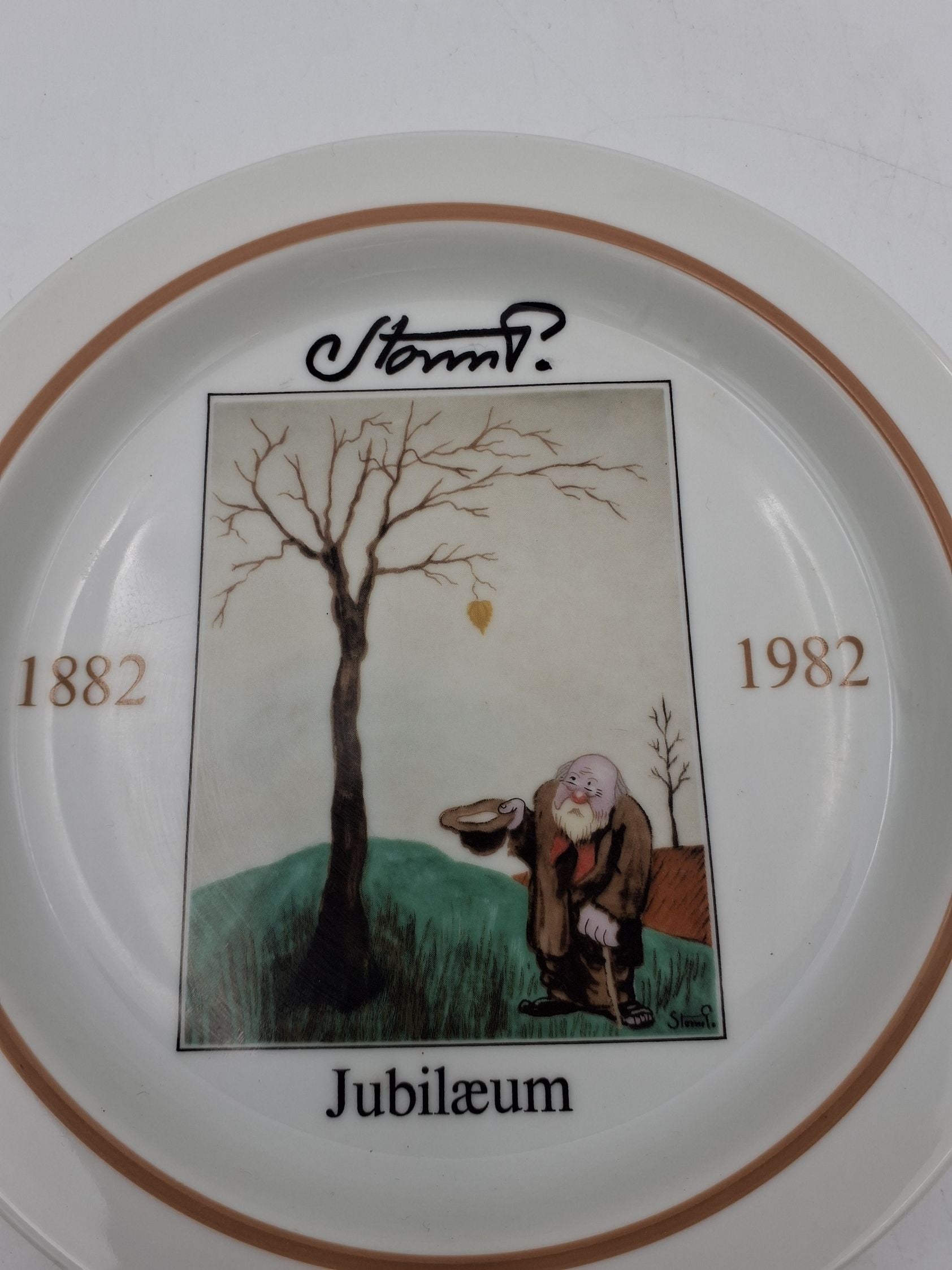 Royal Copennhagen Storm P jubilæumsplatte